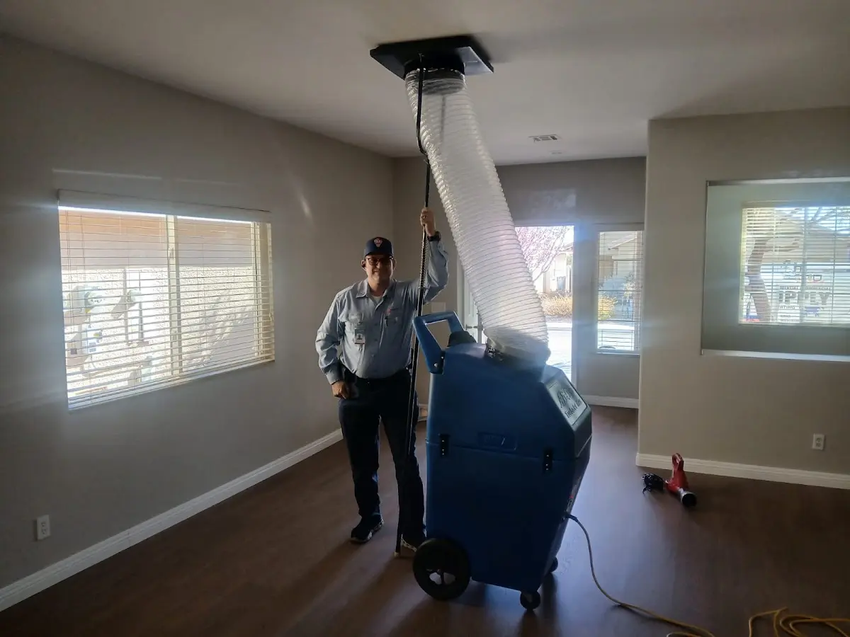 Professional Dryer Vent Cleaning work inside a Brigham City home